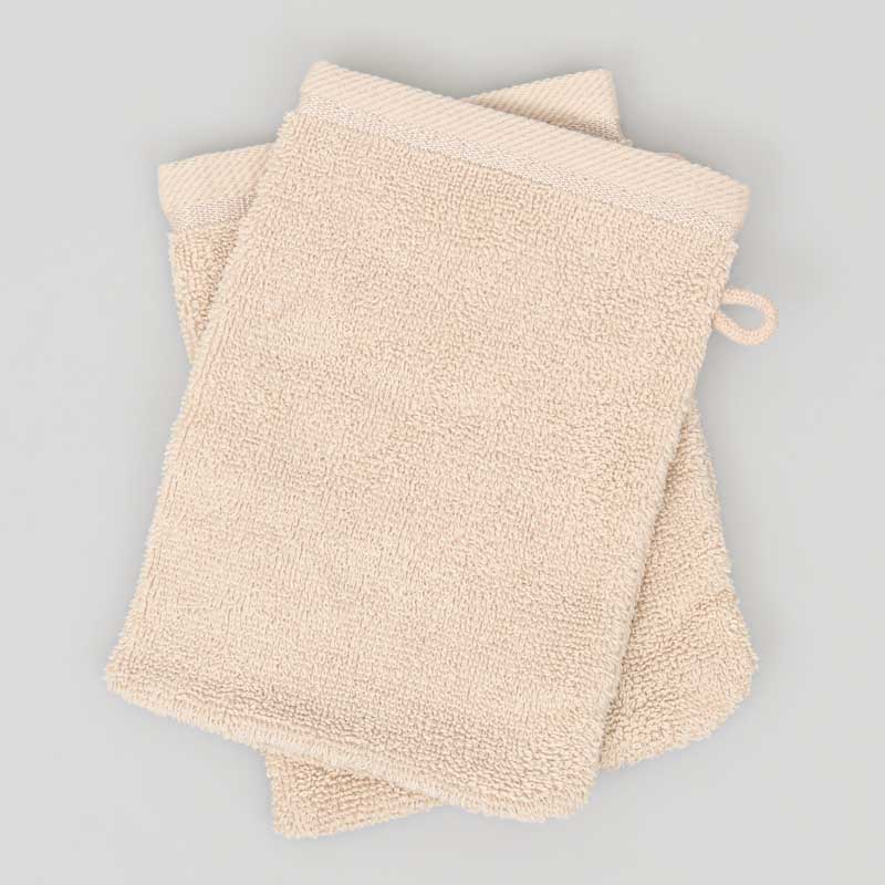 Emmi Girl Lot De 2 Gants De Toilette Âne Rose - Coton Doux Pour Bébé